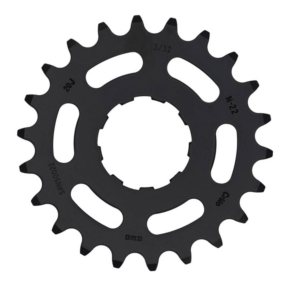 KMC Antriebsritzel E-Bike für Enviolo 1/2" x 3/32", 22 Zähne,, schwarz