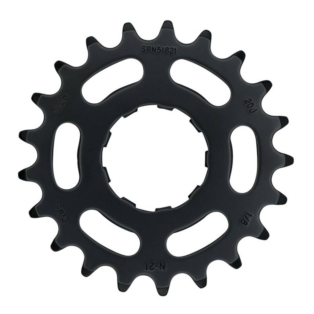 KMC Antriebsritzel E-Bike für Enviolo 1/2" x 1/8", 21 Zähne,, schwarz