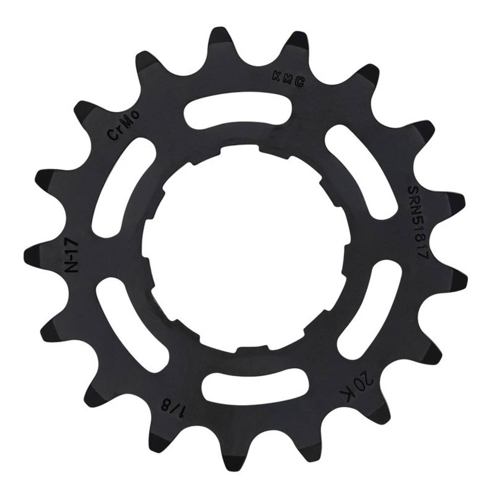 KMC Antriebsritzel E-Bike für Enviolo 1/2" x 1/8", 17 Zähne,, schwarz