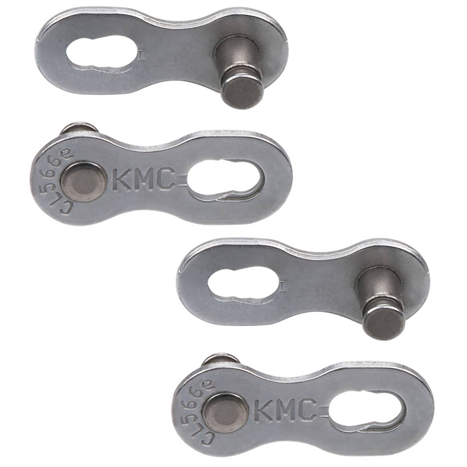 KMC Missinglink 9NR (e9) 1/2" x 11/128", 6,6 mm, 9-fach, silber (2 Stück)