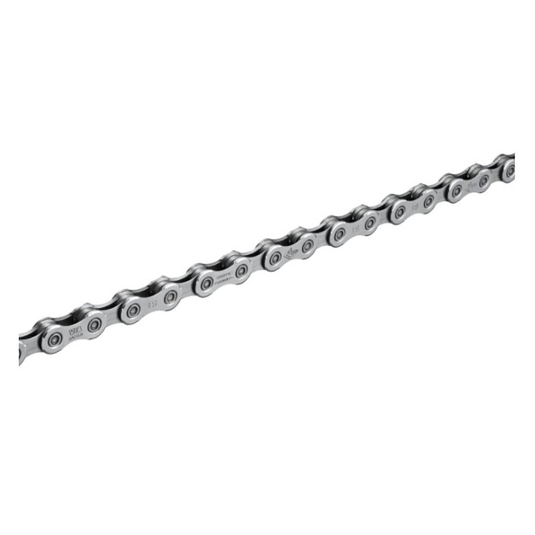 SHIMANO CN-LG500 Deore XT Schaltungskette, 116 Glieder, 10/11-fach, mit Verschlussglied, silber-grau