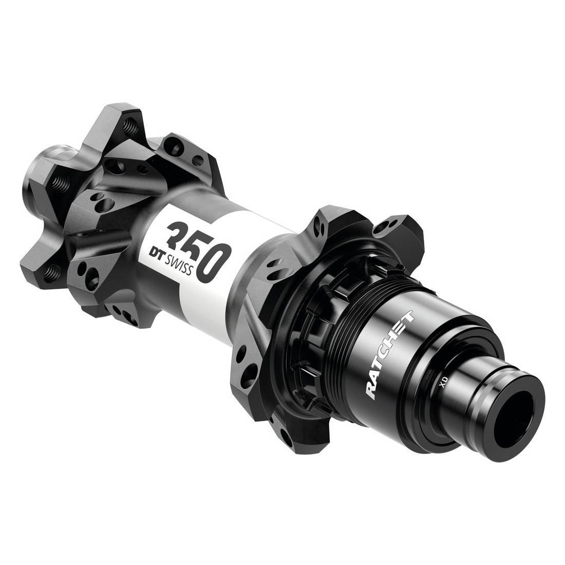 DT Swiss HR-Nabe DT Swiss 350 MTB Straightpull DB 148/12mm TA Boost, IS 6-b., 28L, Sram XD