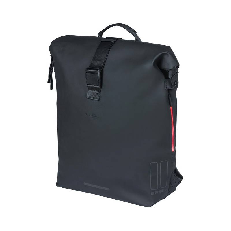 Basil Fahrradrucksack SoHo Nordlicht, 31x13x37cm, schwarz