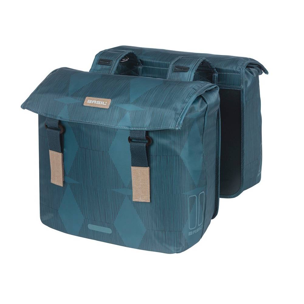 Basil Doppelpacktasche Elegance estate blue, 40-49ltr, blau