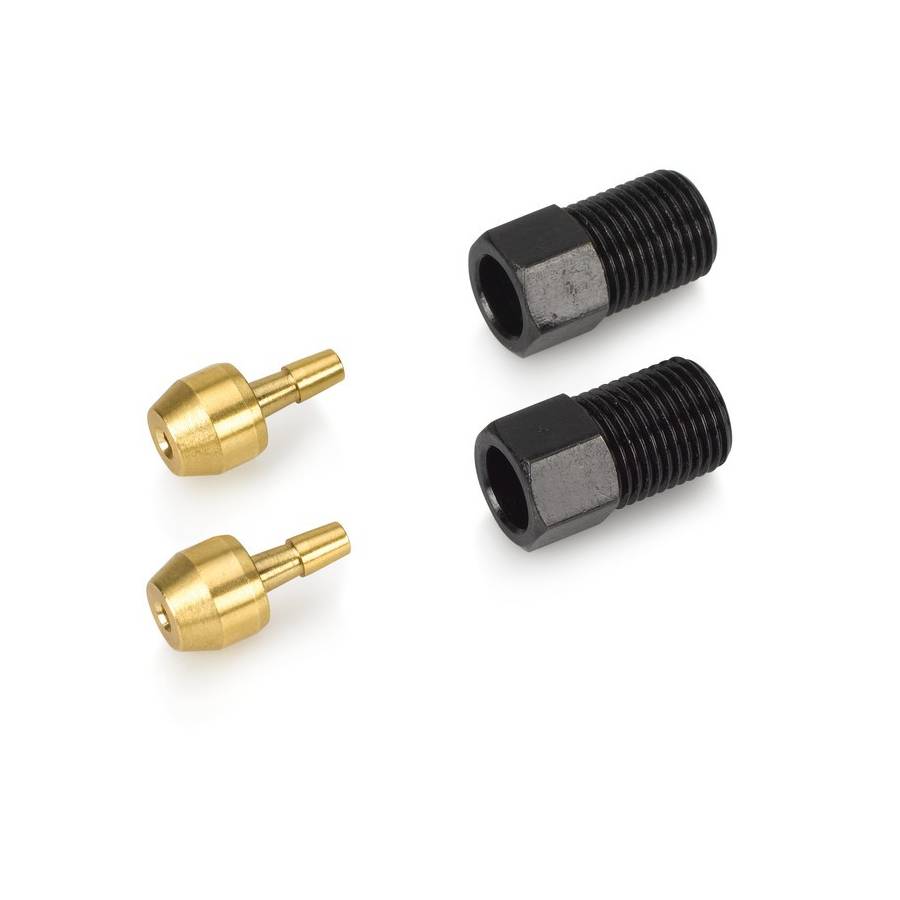 XLC Anschlusskit für Scheibenbremsleitung Promax, schwarz/messingfarben (1 Set)