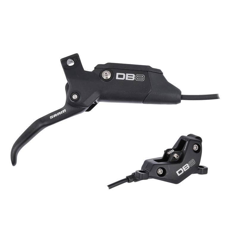 SRAM Scheibenbremse DB8 hydr. HR, 1800mm, Diff. Black, ohne Scheibe,DM, schwarz
