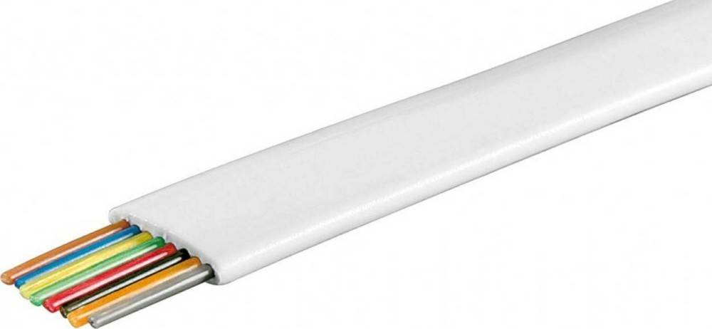 Goobay Telefonflachkabel 100 m R. 93309