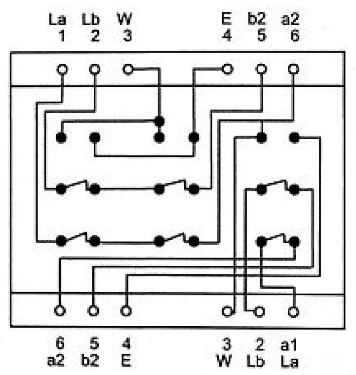 goobay 3 x TAE/NFF Aufputzdose mit Schraubanschluss beige (Bulk)