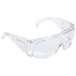 Visitor Schutzbrille, PC, klar, Rahmen klar EN 166, Überbrille