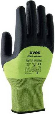 Uvex Handschutz Strick-HS, C500 wet plus, Gr
