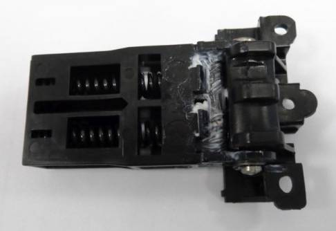 Scharnier links - schwarz - multifunktional - für M3870 M3875FW