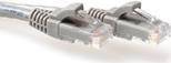 ACT Grey 10 meter U/UTP CAT6A patch cable snagless with RJ45 connectors