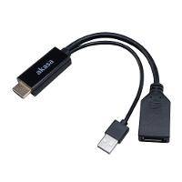 Akasa HDMI zu DisplayPort Adapter Kabel - schwarz - Kabel - Digital/Daten - Digi