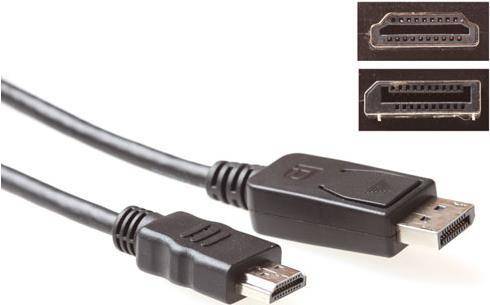 ACT Conversion cable DisplayPort male to HDMI-A male 5,00 m
