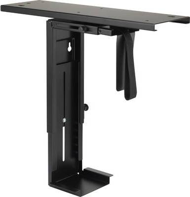 SpeaKa Professional PC-Tischhalterung zum Unterbau, Schwarz Schwarz (L x B x H) 485 x 147 x 365 mm SP-6353552 (SP-635355