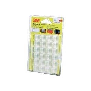 3M Gerätefüße selbstklebend, quadratisch Transparent (Ø x H) 20.6 mm x 7.6 mm SJ 5323 MPCB 24 St