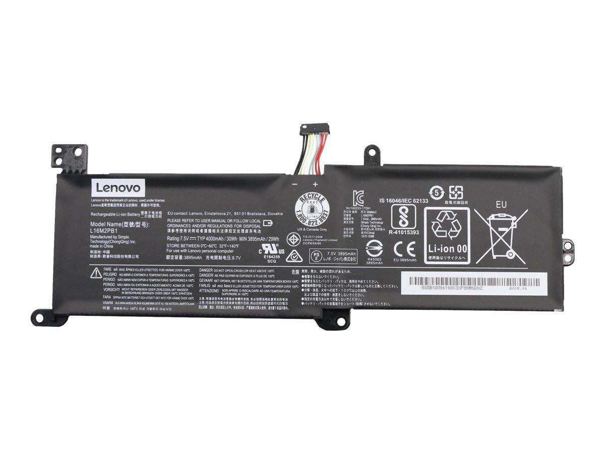 Lenovo Battery 30 WH 2 Cell 5B10M86148 Battery - Batterie - 4.000 mAh