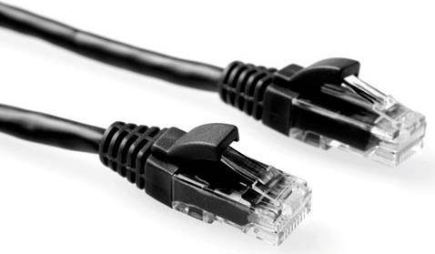 ACT Black 10 meter U/UTP CAT6 patch cable snagless with RJ45 connectors