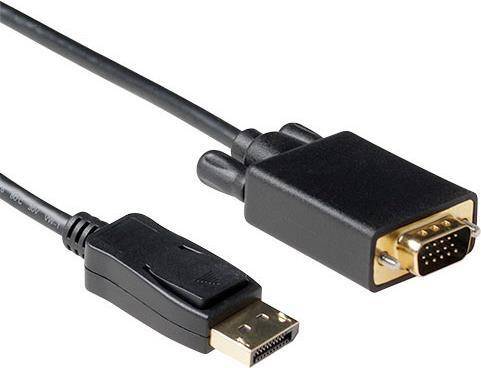 ACT 2 metre Conversion cable DisplayPort male to VGA male