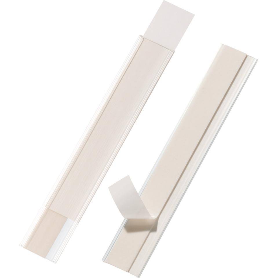 DURABLE Scannerschienen, selbstklebend, transparent, Kunststoff,200x30mm, 50/VE