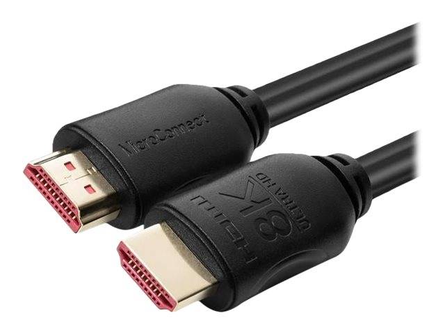 MicroConnect - Ultra High Speed - HDMI-Kabel mit Ethernet - HDMI männlich zu HDMI männlich - 4 m - Schwarz - Dolby TrueH