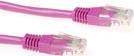 ACT Pink 3 meter U/UTP CAT5E patch cable with RJ45 connectors