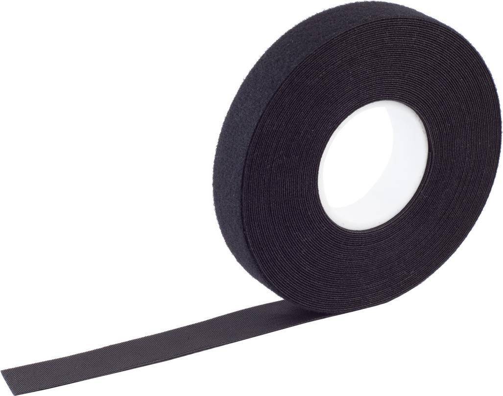 S/CONN maximum connectivity PRO Klettband, 16mm, schwarz, 10m (18-10050)