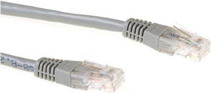 ACT UTP CAT6A 15m 15m Cat6a U/UTP (UTP) Grau Netzwerkkabel (IB3415)