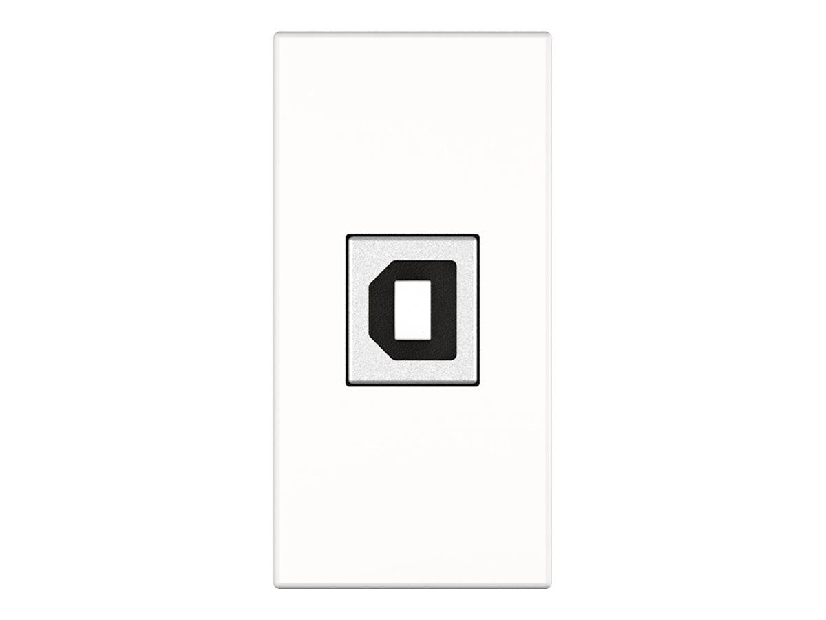 Kindermann Konnect 45 click Half Size Adapter Plate - Modulares Faceplate-Snap-I