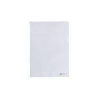 ELBA Sichthülle Premium, DIN A4, PP, 0,15 mm, glasklar oben und rechts offen, mit Griffloch, dokumentenecht (76444)