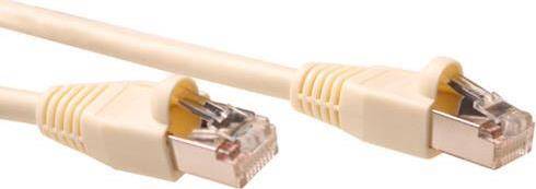 ACT Ivory 20 meter SF/UTP CAT5E patch cable snagless with RJ45 connectors CAT5E SF/UTP SNAGLESS IV 20.00M (IB7020)