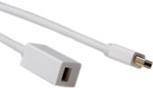 ACT 1 metre Mini DisplayPort extension cable Mini DisplayPort male
