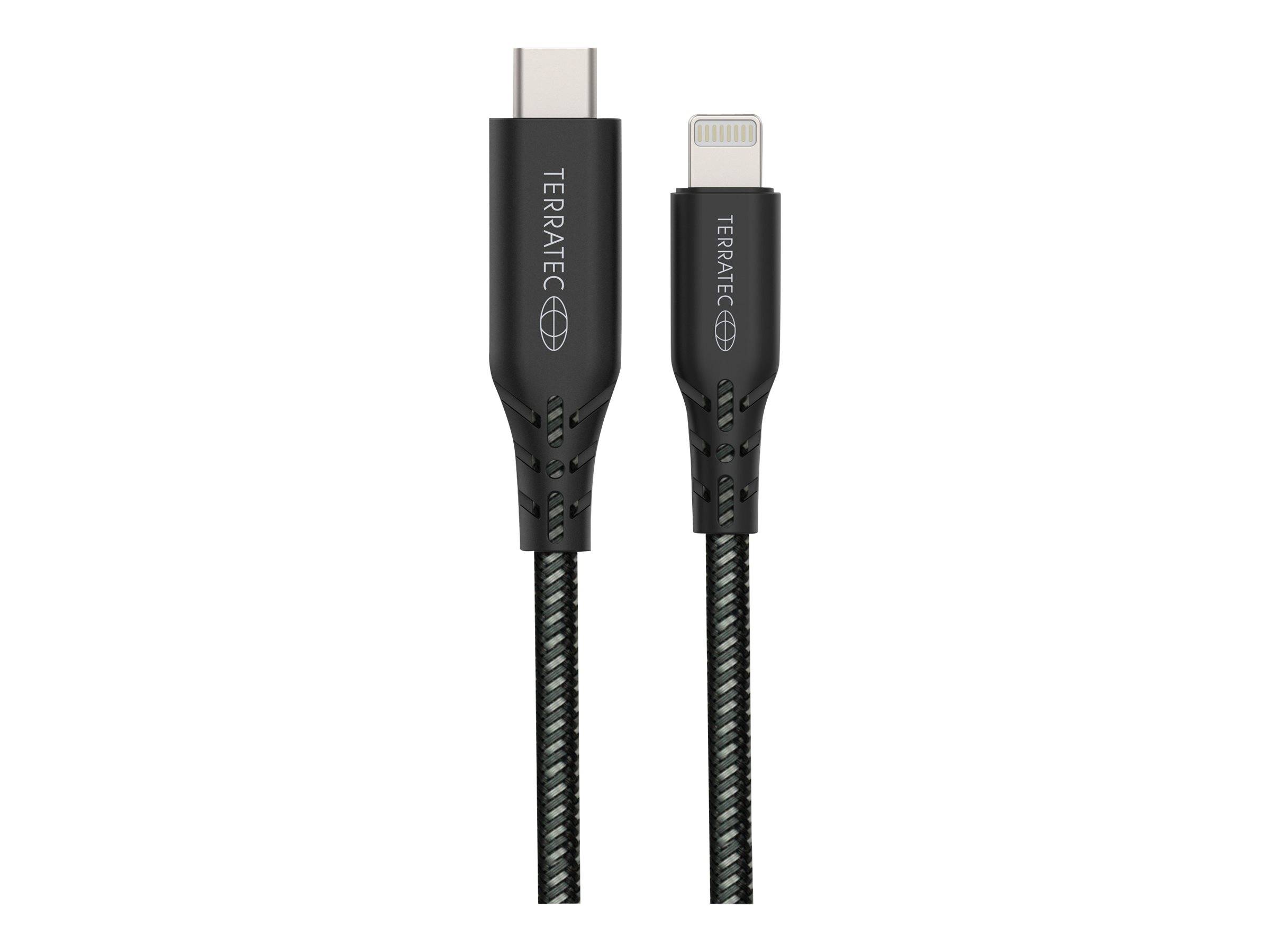 TERRATEC CHARGE CL2 - Lightning-Kabel - 24 pin USB-C männlich zu Lightning männlich