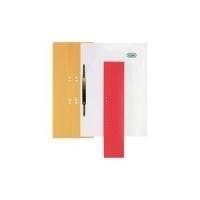 ELBA Ösenschmalhefter DIN A4 Manilakarton, 250 g-qm, chamois 6 und 8 cm Lochung, kaufmännische oder Amtsheftung