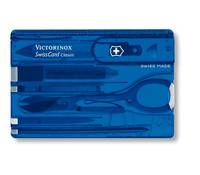Victorinox SwissCard Classic, Blau, Transparent, ABS Synthetik, 82 mm, 4,5 mm, 26 g