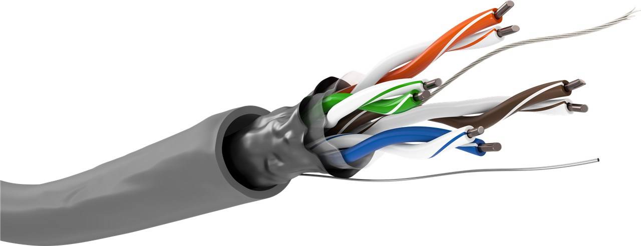 goobay CAT 5e Netzwerkkabel F/UTP grau 305 m