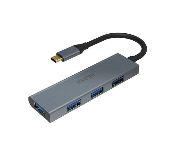 Akasa AK-CBCA25-18BK - USB 3.2 Gen 1 (3.1 Gen 1) Type-C - USB 3.2 Gen 1 (3.1 Gen