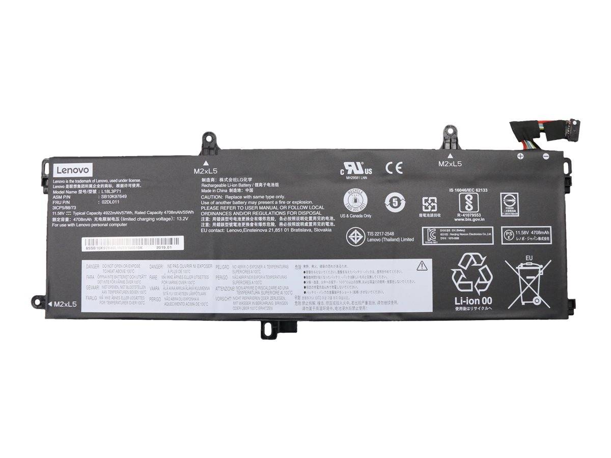 LENOVO - LG Chem - Laptop-Batterie - Lithium-Ionen - 3 Zellen