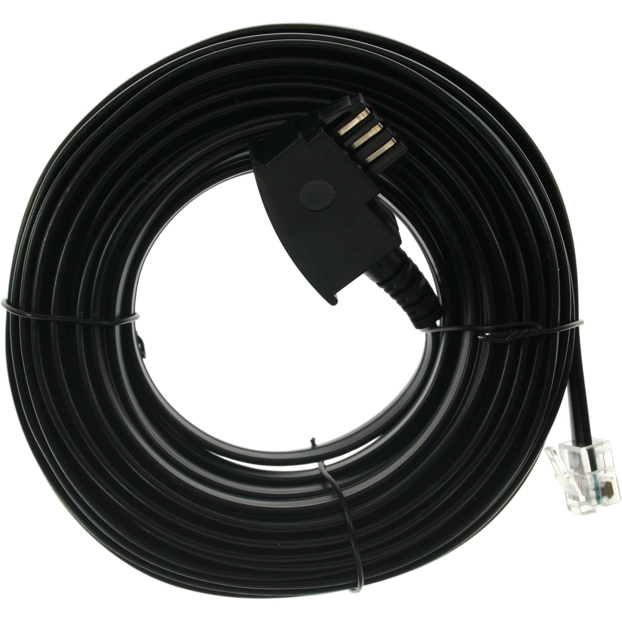 INLINE - TAE-N Anschlusskabel - TAE-N zu RJ11 (6P4C) - 15m