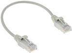ACT Grey 5 meter LSZH U/UTP CAT6 datacenter slimline patch cable with RJ45 connectors CAT6 U/UTP SLIMLINE GY 5.00M (DC90