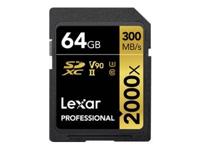 Lexar Professional - Flash-Speicherkarte - 64 GBVideo Class V90 / UHS-II U3 /