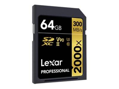 Lexar Professional - Flash-Speicherkarte - 64 GBVideo Class V90 / UHS-II U3 /
