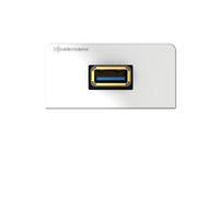 Kindermann Konnect design click USB 3.0 - Modulares Faceplate-Snap-In