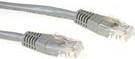 ACT Grey 1.5 meter U/UTP CAT6 patch cable with RJ45 connectors