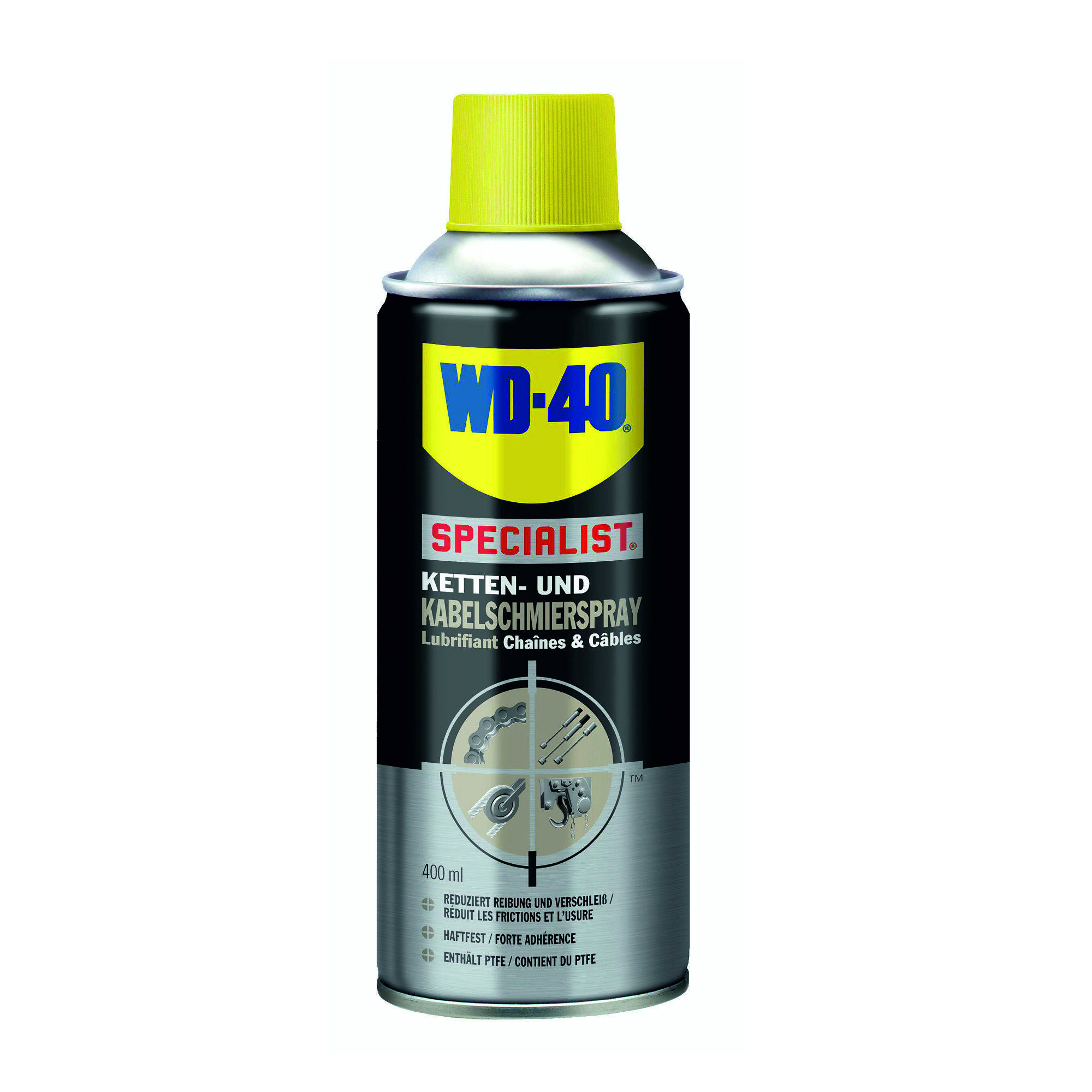 Ketten- & Kabelschmierspray WD-40, 400 ml Spraydose
