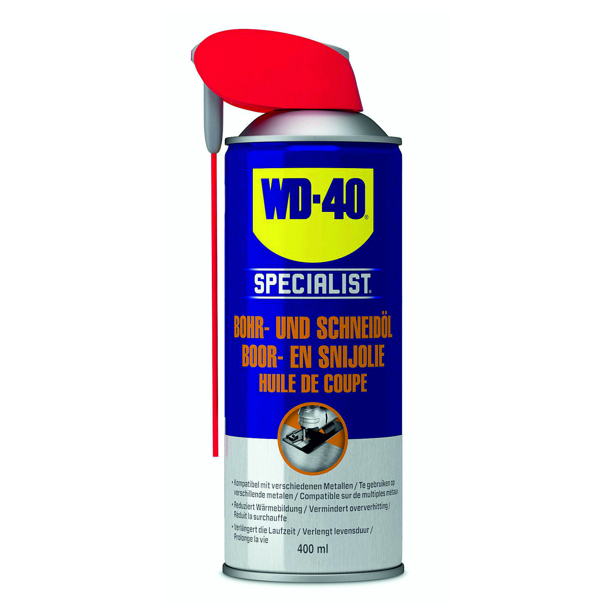 Bohr- & Scheidöl WD-40, 400 ml Spraydose