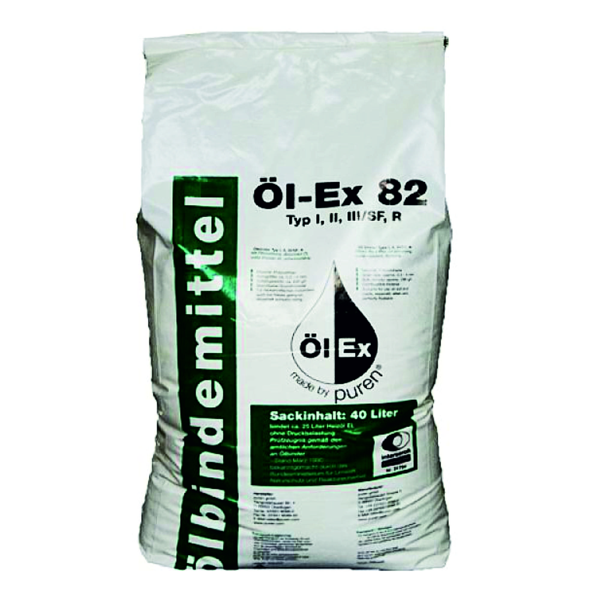 ÖL-EX 82 Öl- und Chemikalienbinder Typ I, II+III/ SF,R / Sack a 10 kg