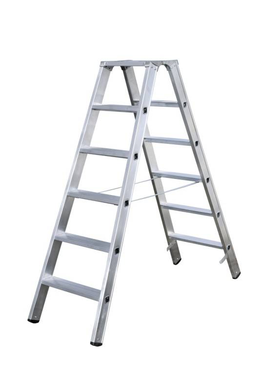 ILLER-LEITER Alu-Stufenstehleiter 7108-3