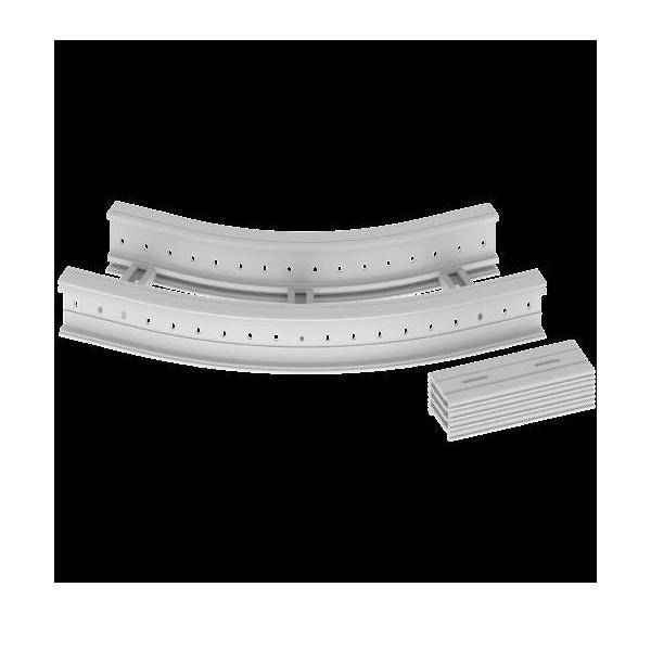 Unex Flachbogen 45 Grad 67337-04