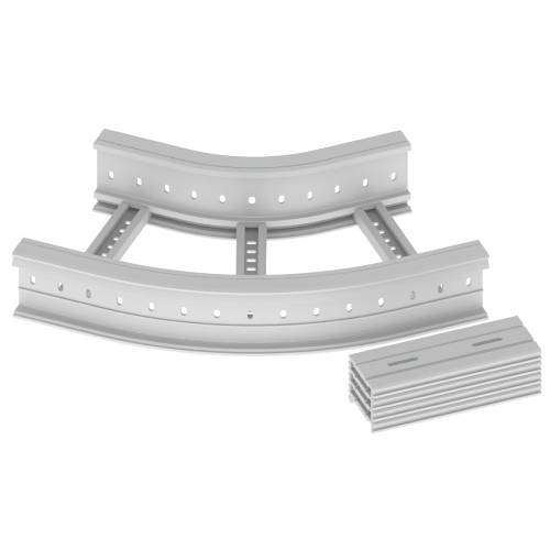 Unex Flachbogen 45 Grad 67436-44